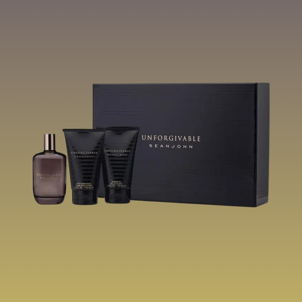 Unforgivable for Men Set 4.2oz EDT & 3.4oz Shower Gel & 3.4oz After Shave